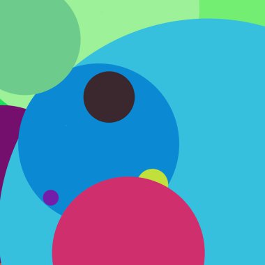 Daire geometrik şaşırtıcı arka plan çok renkli desen.