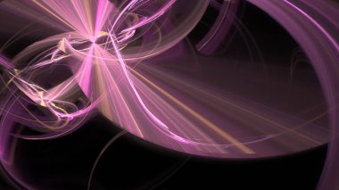 Fantezi kaotik renkli fraktal desen. Soyut Fraktal şekiller. 3D render resimde arka plan veya duvar kağıdı.