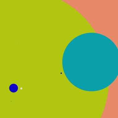 Daire geometrik yeni arka plan çok renkli desen.