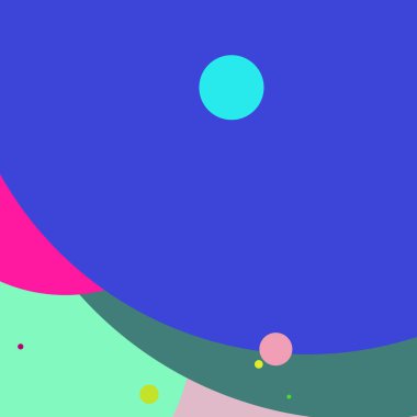 Daire geometrik şaşırtıcı arka plan çok renkli desen.