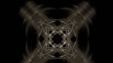 Fantezi kaotik renkli fraktal desen. Soyut Fraktal şekiller. 3D render resimde arka plan veya duvar kağıdı.