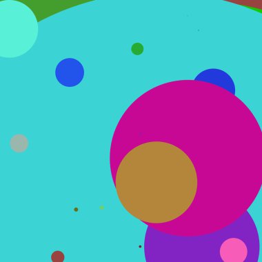 Daire geometrik yeni arka plan çok renkli desen.