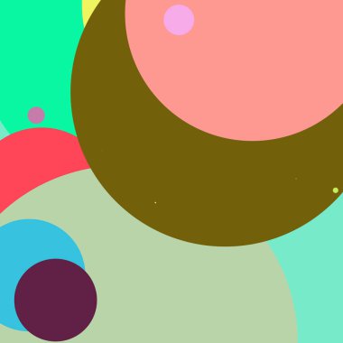 Daire geometrik şaşırtıcı arka plan çok renkli desen.