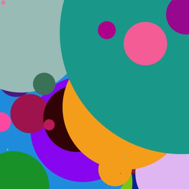 Daire geometrik büyük arka plan çok renkli desen.