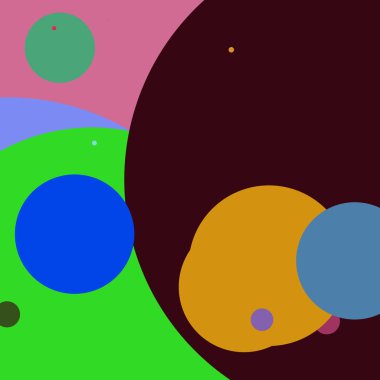 Daire geometrik yeni arka plan çok renkli desen.