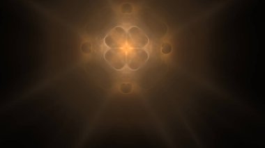 Fantezi kaotik renkli fraktal desen. Soyut Fraktal şekiller. 3D render resimde arka plan veya duvar kağıdı.