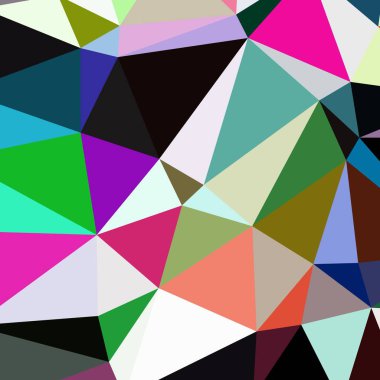 Arka plan çok renkli geometrik poligonal.