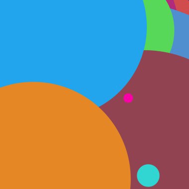 Daire geometrik şaşırtıcı arka plan çok renkli desen.