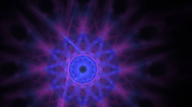 Fantezi kaotik renkli fraktal desen. Soyut Fraktal şekiller. 3D render resimde arka plan veya duvar kağıdı.