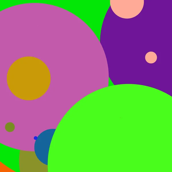 Cerchio Geometrico Nuovo Sfondo Astratto Modello Multicolore — Foto Stock