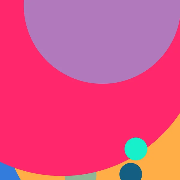 Hålcirkel Geometriska Stor Abstrakt Bakgrund Multicolor — Stockfoto