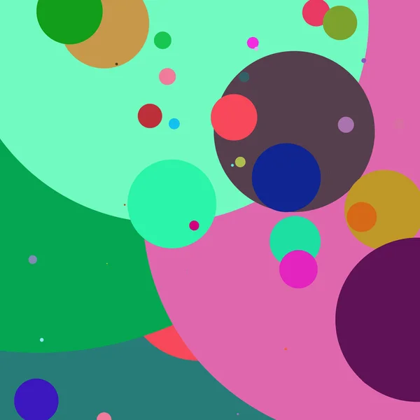Circle Geometric Beautiful Abstract Background Multicolored Pattern — Stock Photo, Image