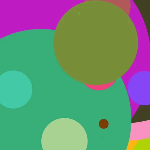 Círculo Geométrico Lindo Abstrato Fundo Multicolor Padrão — Fotografia de Stock