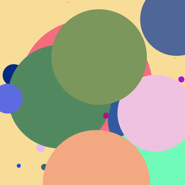 Círculo Geométrico Increíble Fondo Abstracto Patrón Multicolor — Foto de Stock