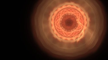 Fantezi kaotik renkli fraktal desen. Soyut Fraktal şekiller. 3D render resimde arka plan veya duvar kağıdı.