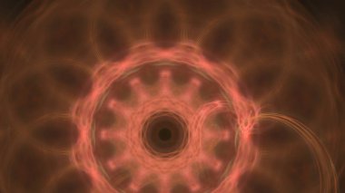 Fantezi kaotik renkli fraktal desen. Soyut Fraktal şekiller. 3D render resimde arka plan veya duvar kağıdı.