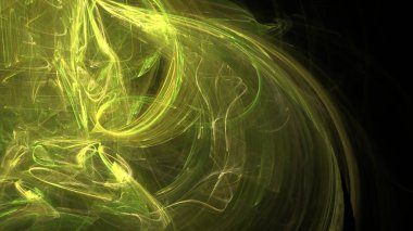 Fantezi kaotik renkli fraktal desen. Soyut Fraktal şekiller. 3D render resimde arka plan veya duvar kağıdı.