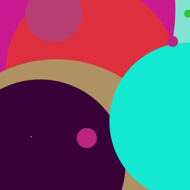 Daire geometrik güzel arka plan çok renkli desen.