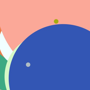 Daire geometrik yeni arka plan çok renkli desen.