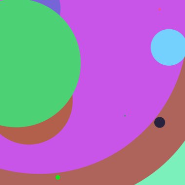 Daire geometrik yeni arka plan çok renkli desen.