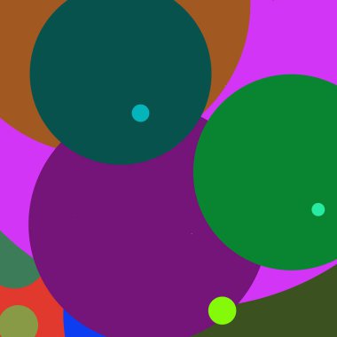 Daire geometrik güzel arka plan çok renkli desen.