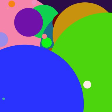 Daire geometrik şaşırtıcı arka plan çok renkli desen.