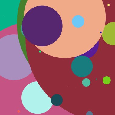 Daire geometrik güzel arka plan çok renkli desen.