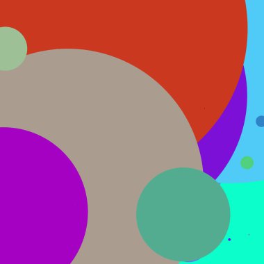 Daire geometrik güzel arka plan çok renkli desen.