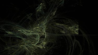 Fantezi kaotik renkli fraktal desen. Soyut Fraktal şekiller. 3D render resimde arka plan veya duvar kağıdı.