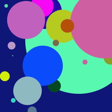 Daire geometrik şaşırtıcı arka plan çok renkli desen.