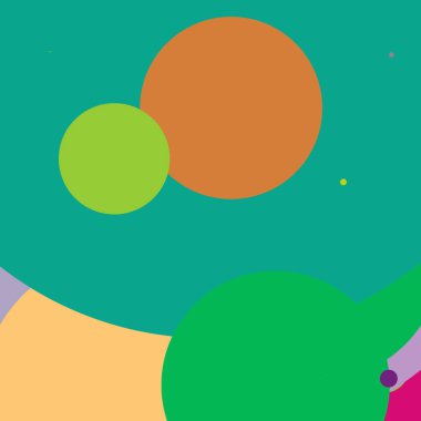 Daire geometrik güzel arka plan çok renkli desen.