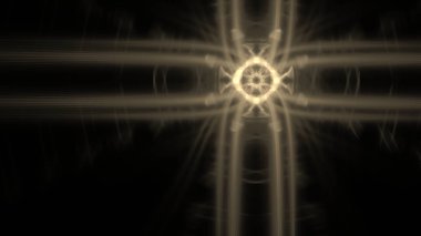 Fantezi kaotik renkli fraktal desen. Soyut Fraktal şekiller. 3D render resimde arka plan veya duvar kağıdı.