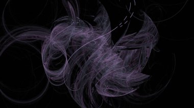 Fantezi kaotik renkli fraktal desen. Soyut Fraktal şekiller. 3D render resimde arka plan veya duvar kağıdı.