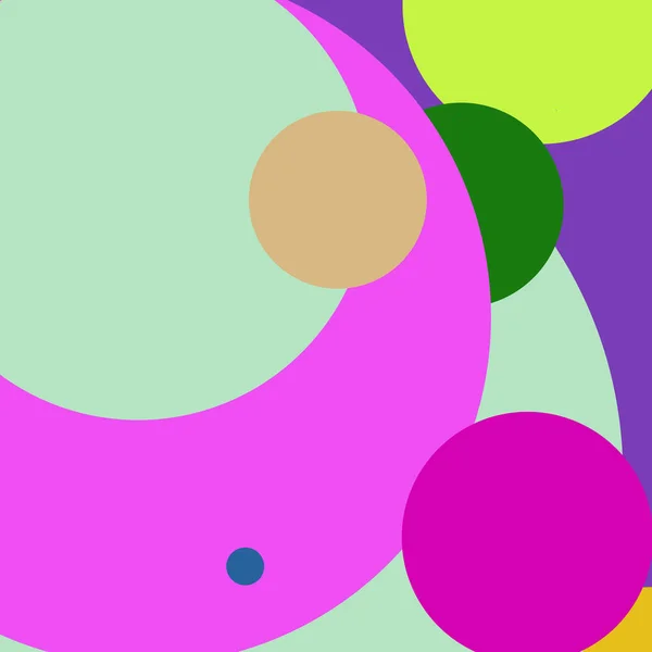 Circolo Geometrico Grande Sfondo Astratto Modello Multicolore — Foto Stock