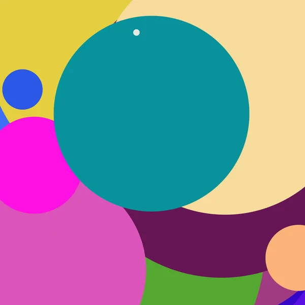 Kreis Geometrisch Neue Abstrakte Hintergrund Mehrfarbige Muster — Stockfoto