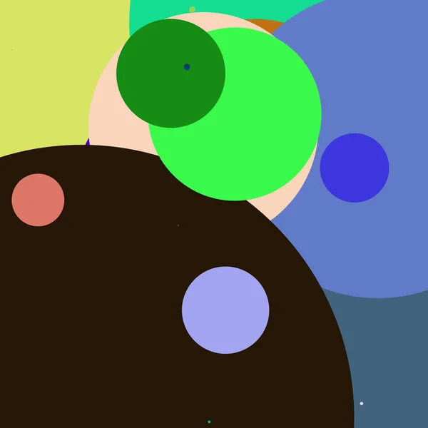 Круг Геометрический Элегантный Абстрактный Фон Многоцветный Узор — стоковое фото