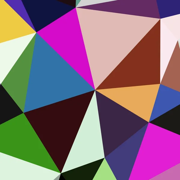 Abstract Background Multicolored Geometric Poligonal — Stock Photo, Image