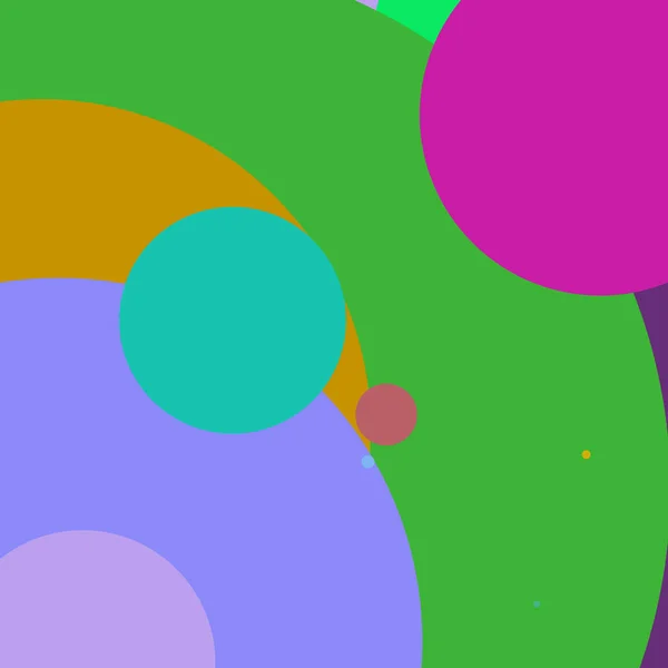 Lingkaran Geometris Latar Belakang Abstrak Baru Multicolored Pola — Stok Foto