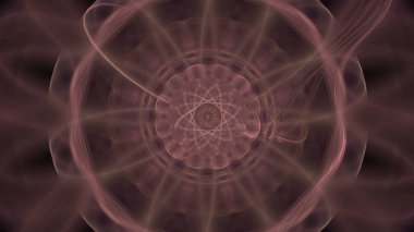 Fantezi kaotik renkli fraktal desen. Soyut Fraktal şekiller. 3D render resimde arka plan veya duvar kağıdı.