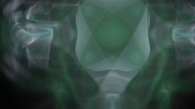 Fantezi kaotik renkli fraktal desen. Soyut Fraktal şekiller. 3D render resimde arka plan veya duvar kağıdı.