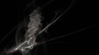 Fantezi kaotik renkli fraktal desen. Soyut Fraktal şekiller. 3D render resimde arka plan veya duvar kağıdı.