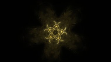 Fantezi kaotik renkli fraktal desen. Soyut Fraktal şekiller. 3D render resimde arka plan veya duvar kağıdı.