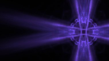 Fantezi kaotik renkli fraktal desen. Soyut Fraktal şekiller. 3D render resimde arka plan veya duvar kağıdı.