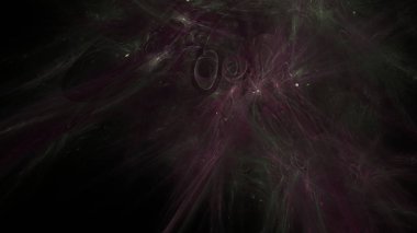 Fantezi kaotik renkli fraktal desen. Soyut Fraktal şekiller. 3D render resimde arka plan veya duvar kağıdı.