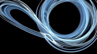 Fantezi kaotik renkli fraktal desen. Soyut Fraktal şekiller. 3D render resimde arka plan veya duvar kağıdı.