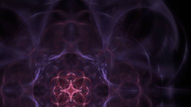 Fantezi kaotik renkli fraktal desen. Soyut Fraktal şekiller. 3D render resimde arka plan veya duvar kağıdı.