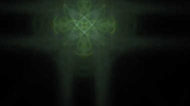 Fantezi kaotik renkli fraktal desen. Soyut Fraktal şekiller. 3D render resimde arka plan veya duvar kağıdı.