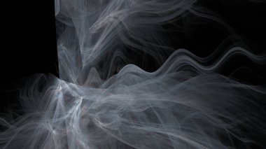 Fantezi kaotik renkli fraktal desen. Soyut Fraktal şekiller. 3D render resimde arka plan veya duvar kağıdı.