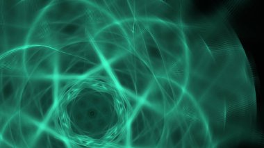 Fantezi kaotik renkli fraktal desen. Soyut Fraktal şekiller. 3D render resimde arka plan veya duvar kağıdı.