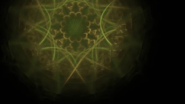 Fantezi kaotik renkli fraktal desen. Soyut Fraktal şekiller. 3D render resimde arka plan veya duvar kağıdı.